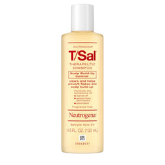 Neutrogena T/Sal creamy lather texture close-up demonstrating clarifying action