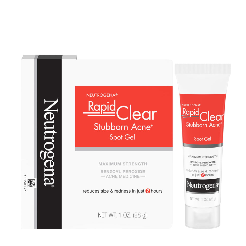 Neutrogena tube front view showing product and benefits