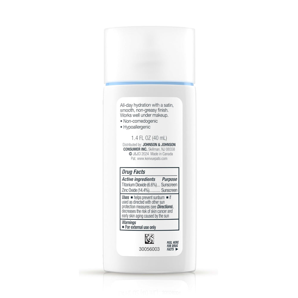 Neutrogena Ultra Sheer Mineral contains zinc oxide and titanium dioxide for mineral protection