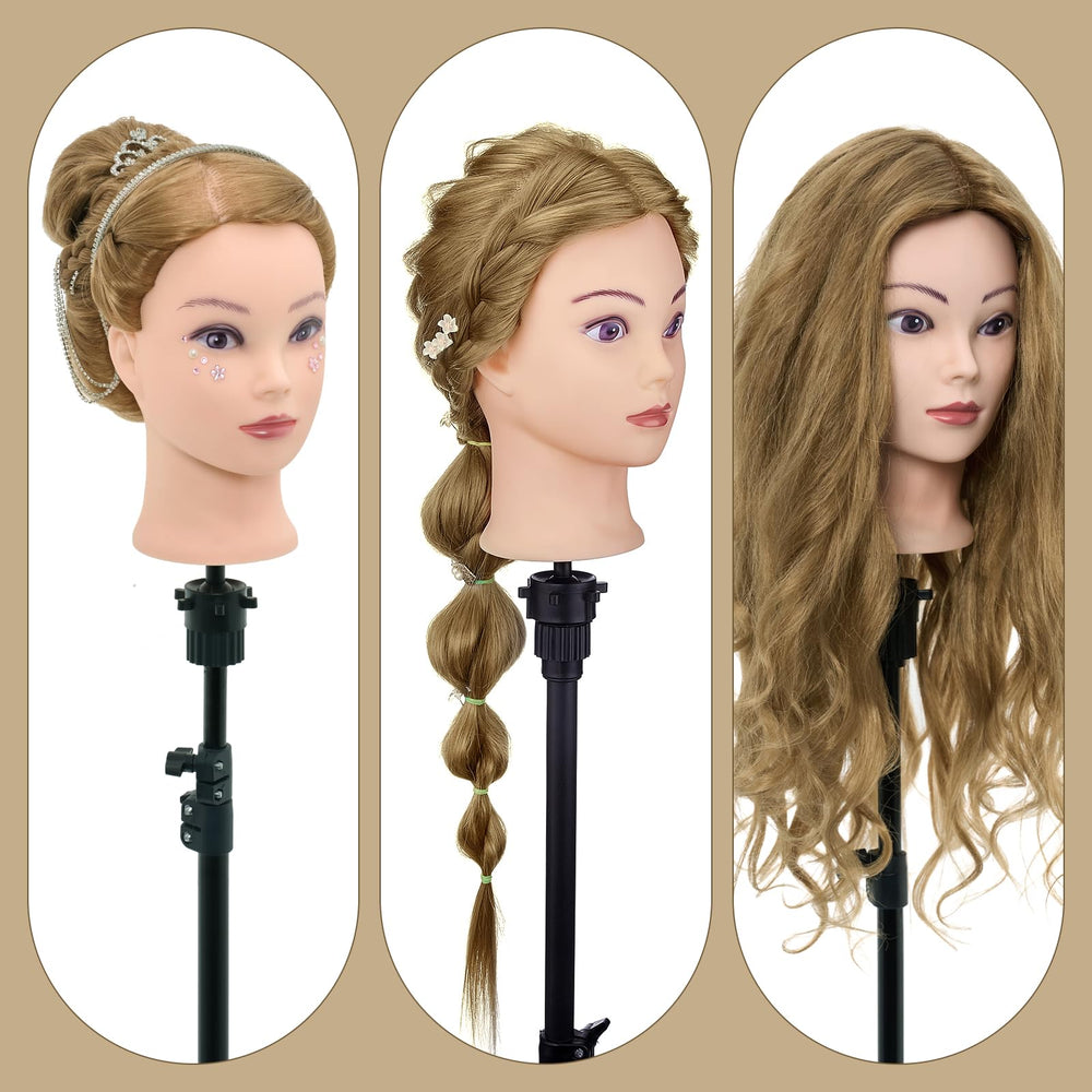 Neverland 28-inch mannequin head realistic hair shedding on first use