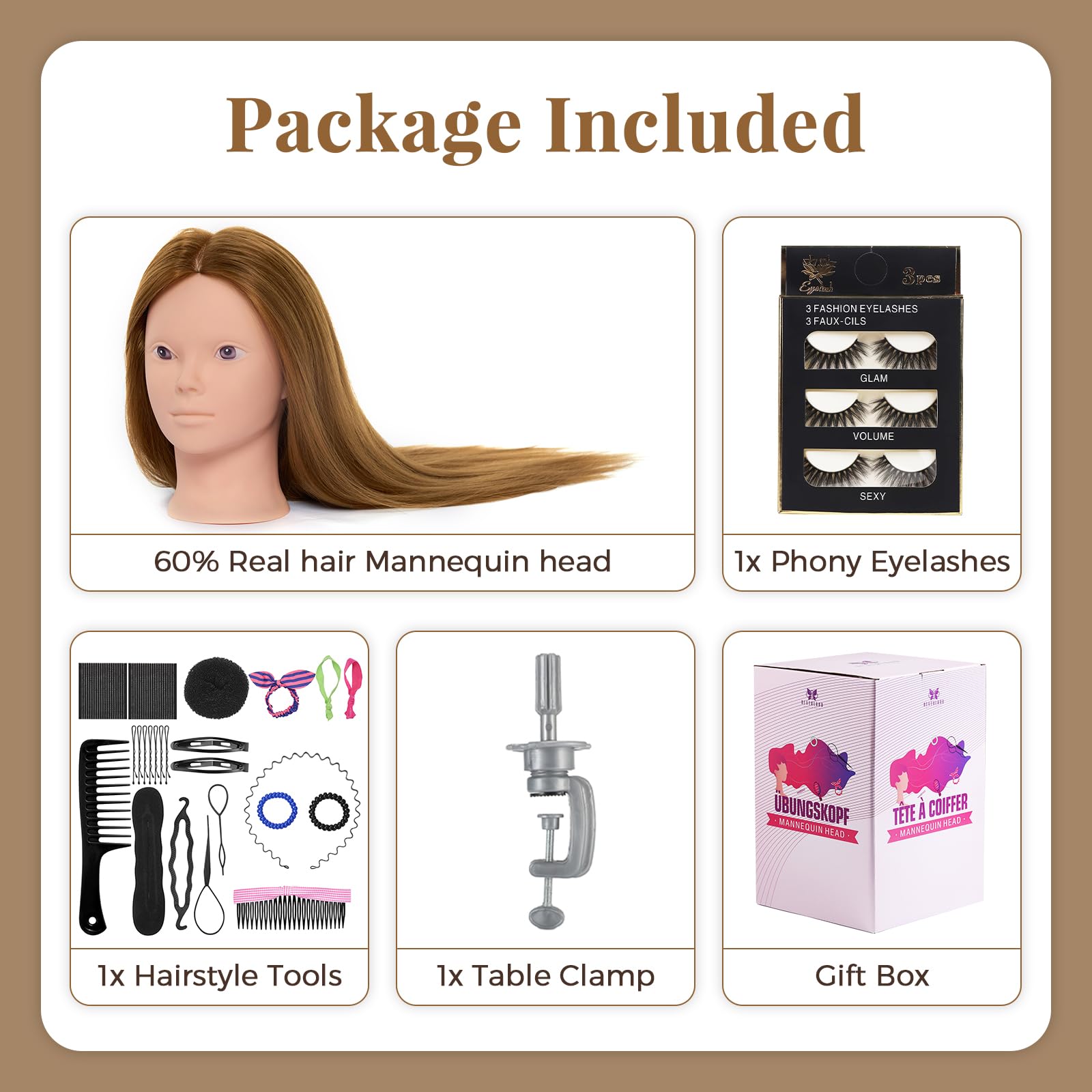 Neverland Beauty & Health DIY hair styling set for at home cosmetology practice