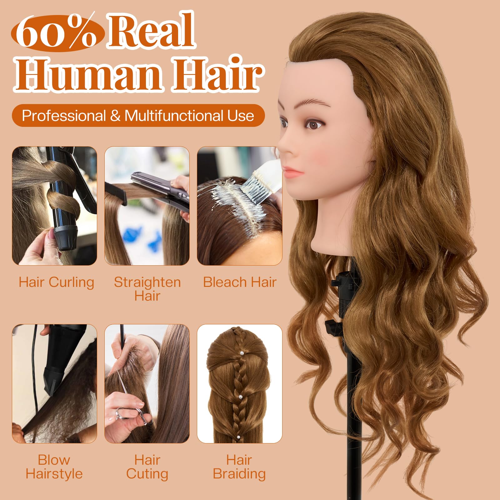 Neverland Beauty & Health doll head gift idea for cosmetology students.