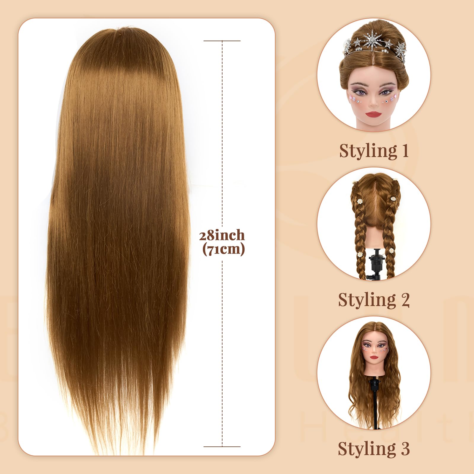 Neverland Beauty & Health real hair detail for precise texture work