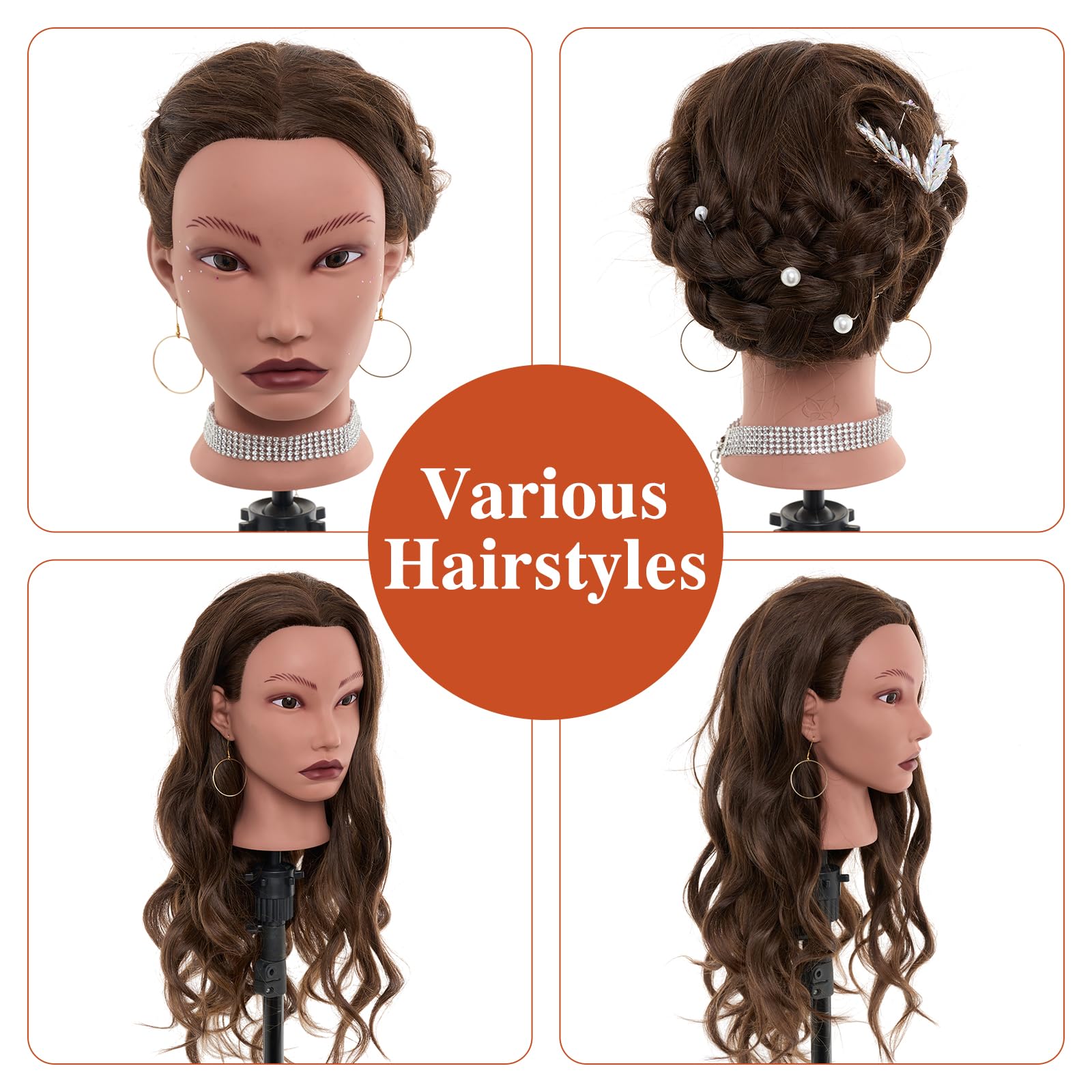 Neverland cosmetology head ideal for kids to play hair salon