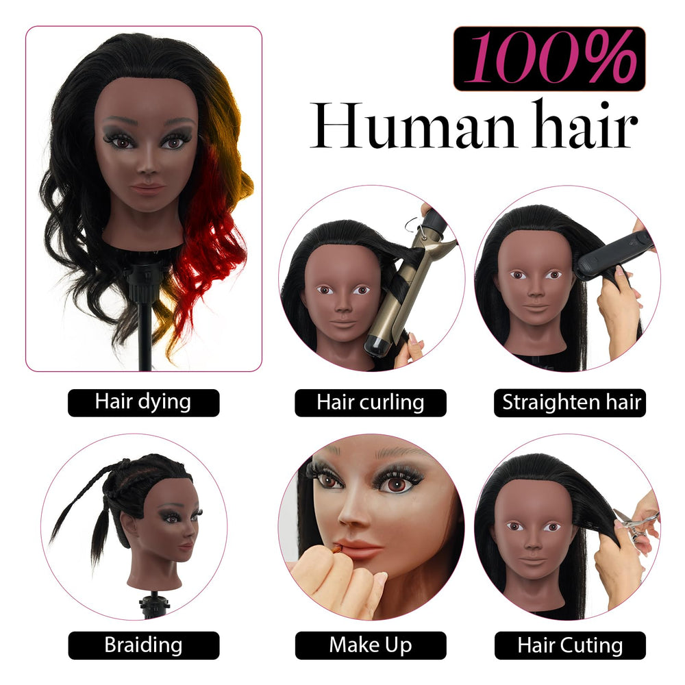Neverland Head tripod stand stable for precise hair styling sessions