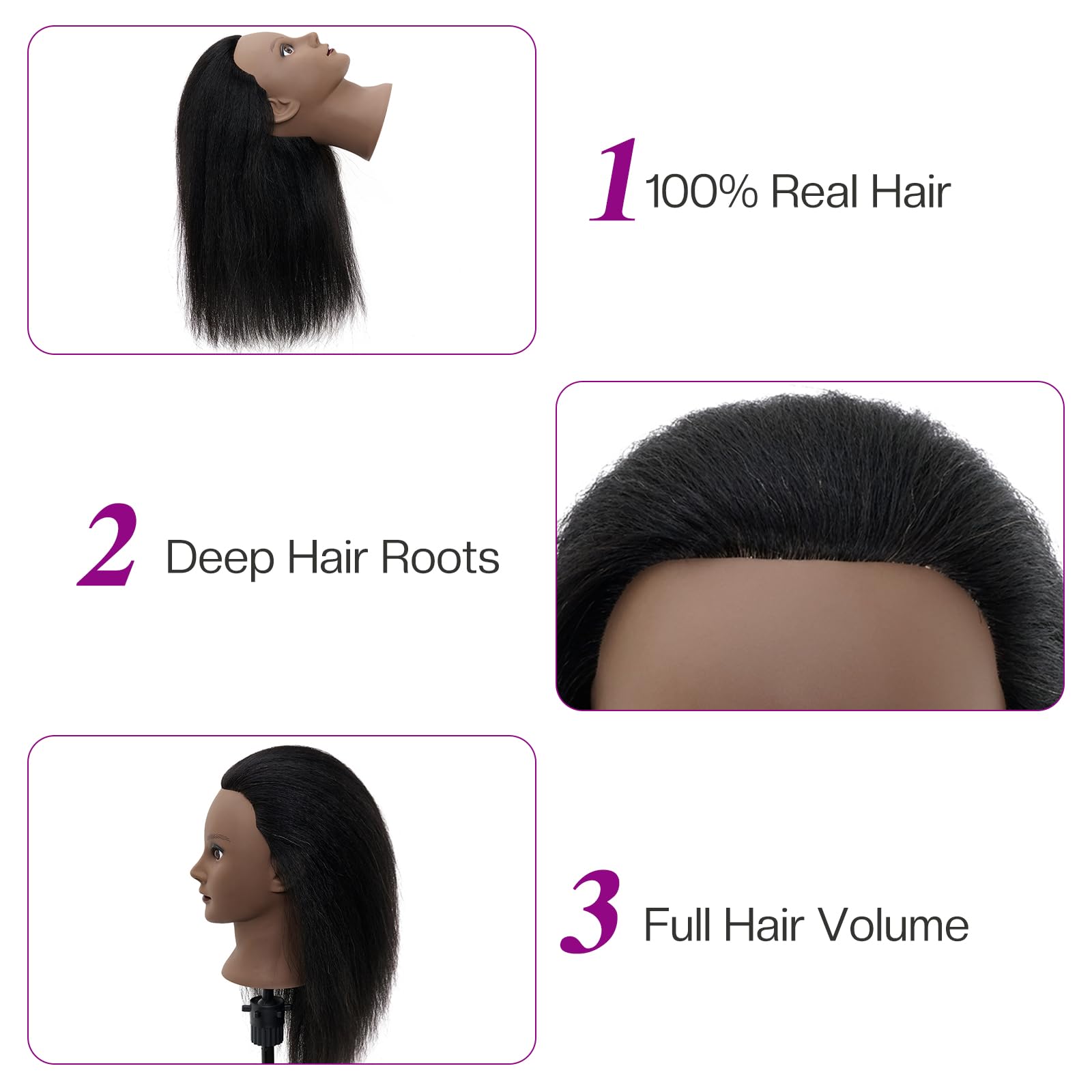 Neverland mannequin head accessories included for complete setup