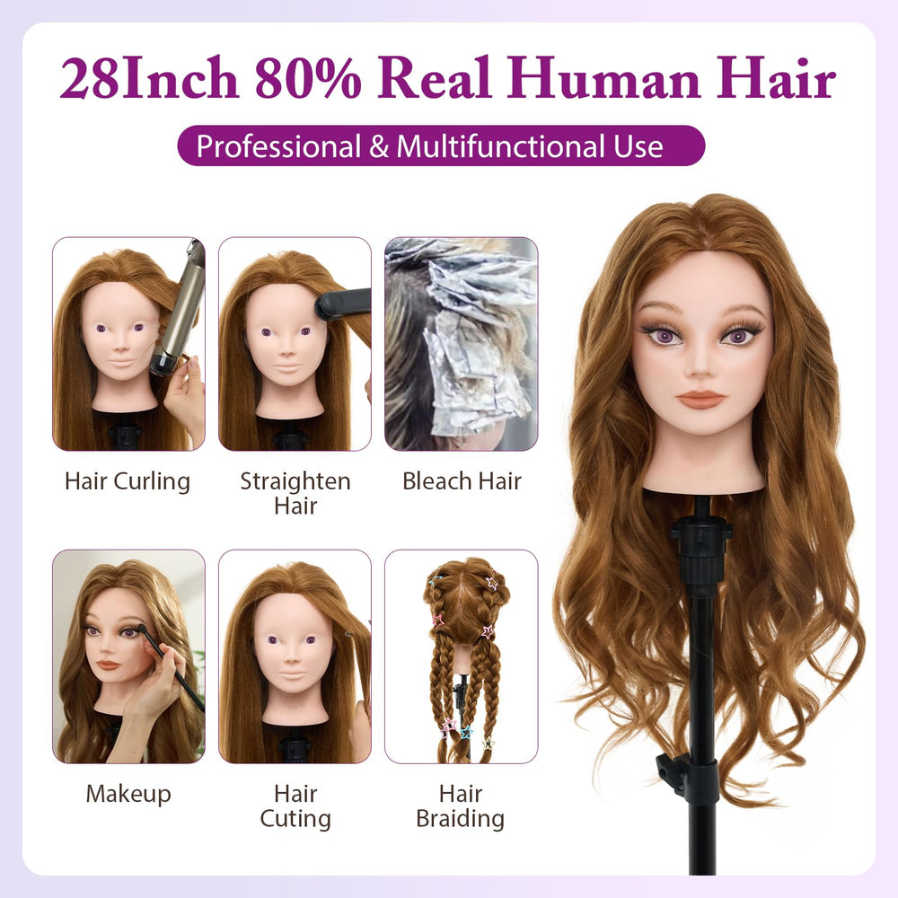 Neverland mannequin head on reinforced anti-slip stand for stable training