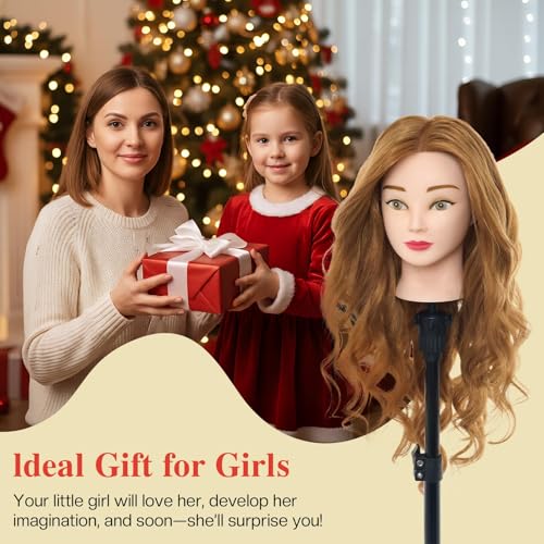 Neverland display-ready mannequin head on stand for demonstrations