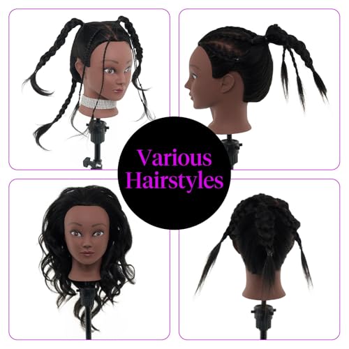 Neverland training head ideal for cutting and braiding practice.