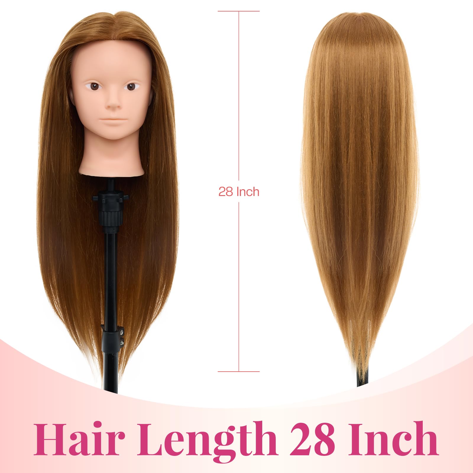 Neverland mannequin head first-use tips include combing guidance from the bottom up.