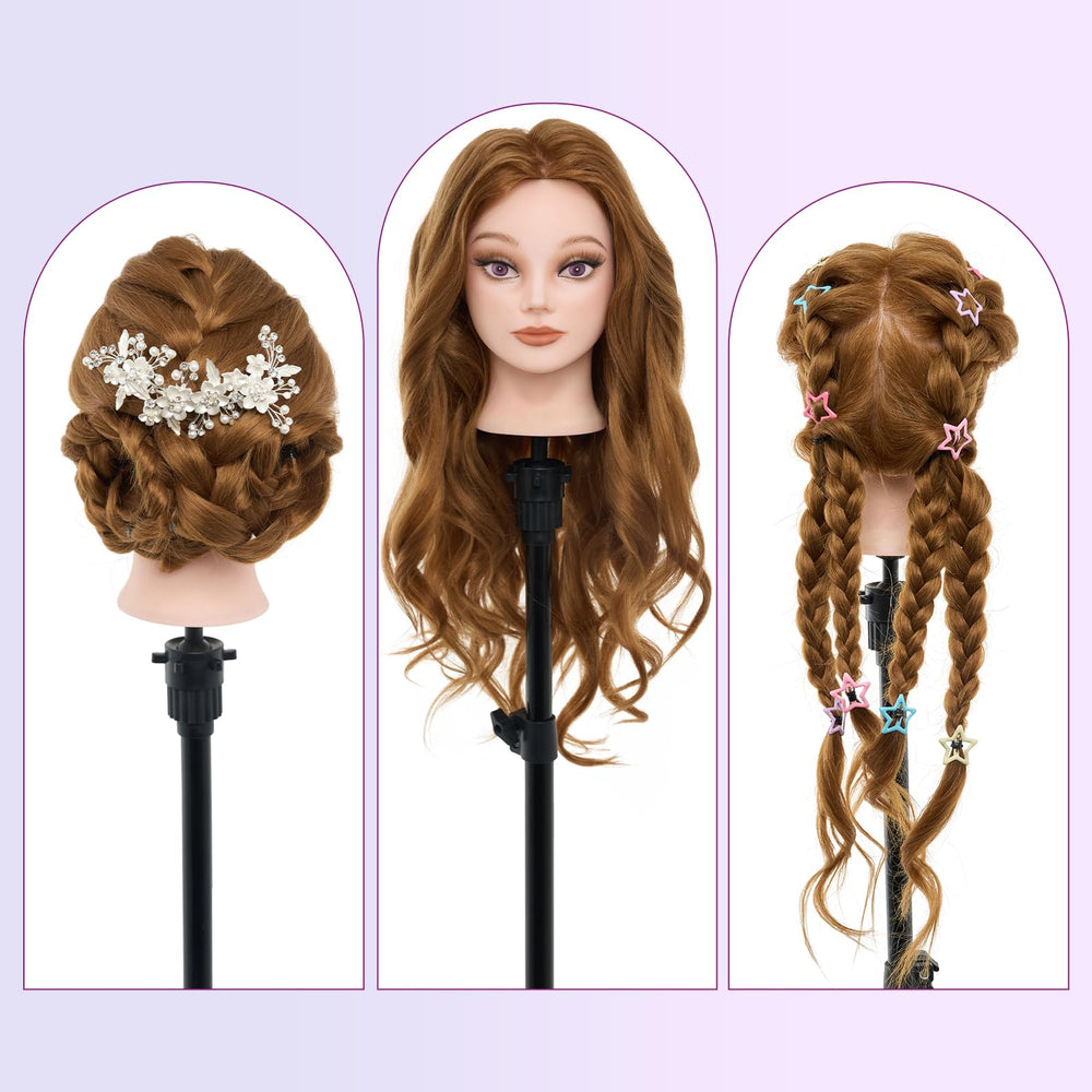 Neverland professional doll head trusted by beauty schools for realistic practice