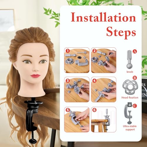 Neverland mannequin head for salon training and cosmetology school use