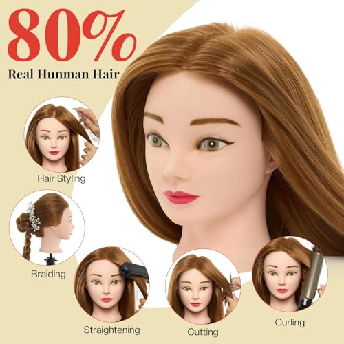 Neverland table clamp stand holds mannequin head securely during styling