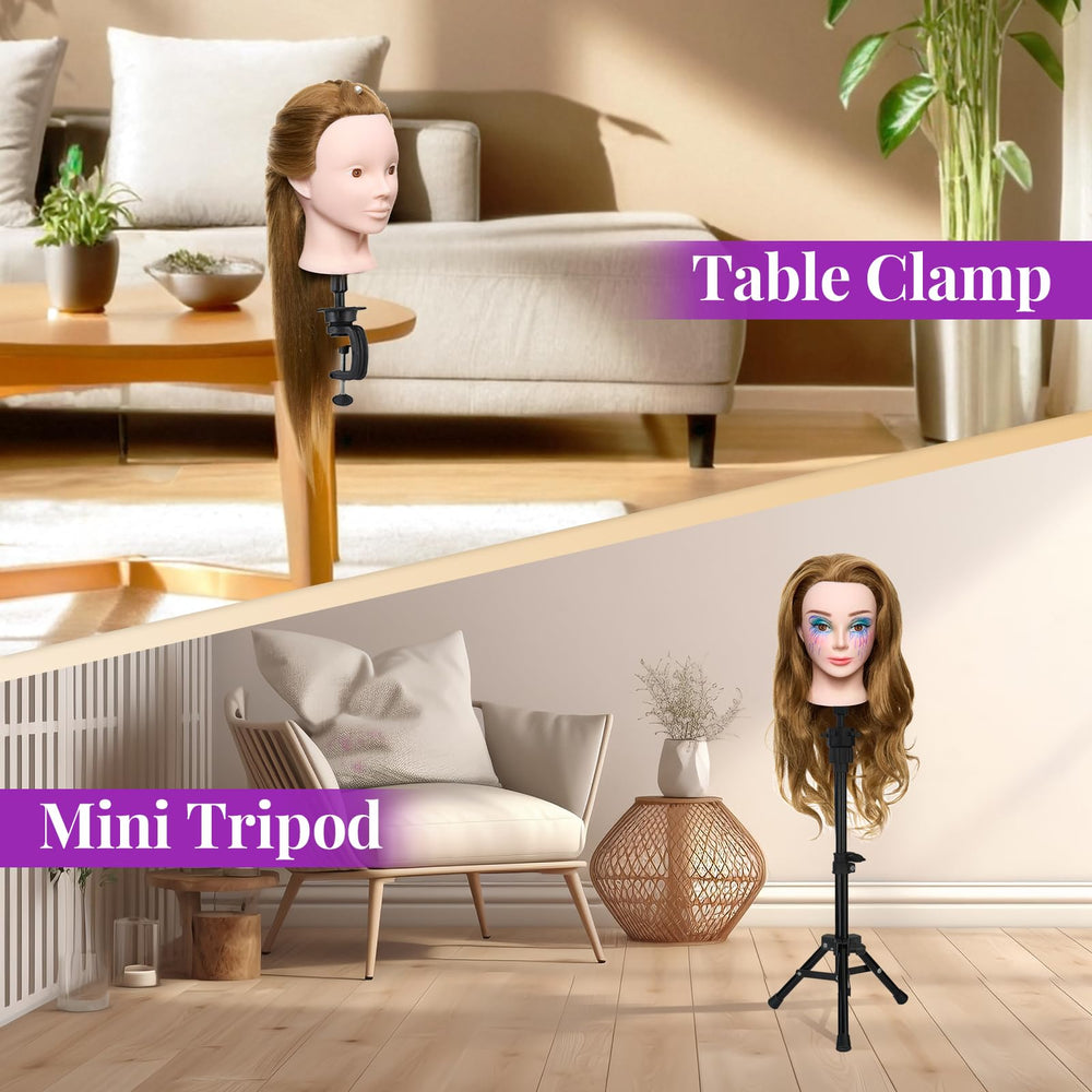 Neverland mannequin head tools pack includes essential practice tools