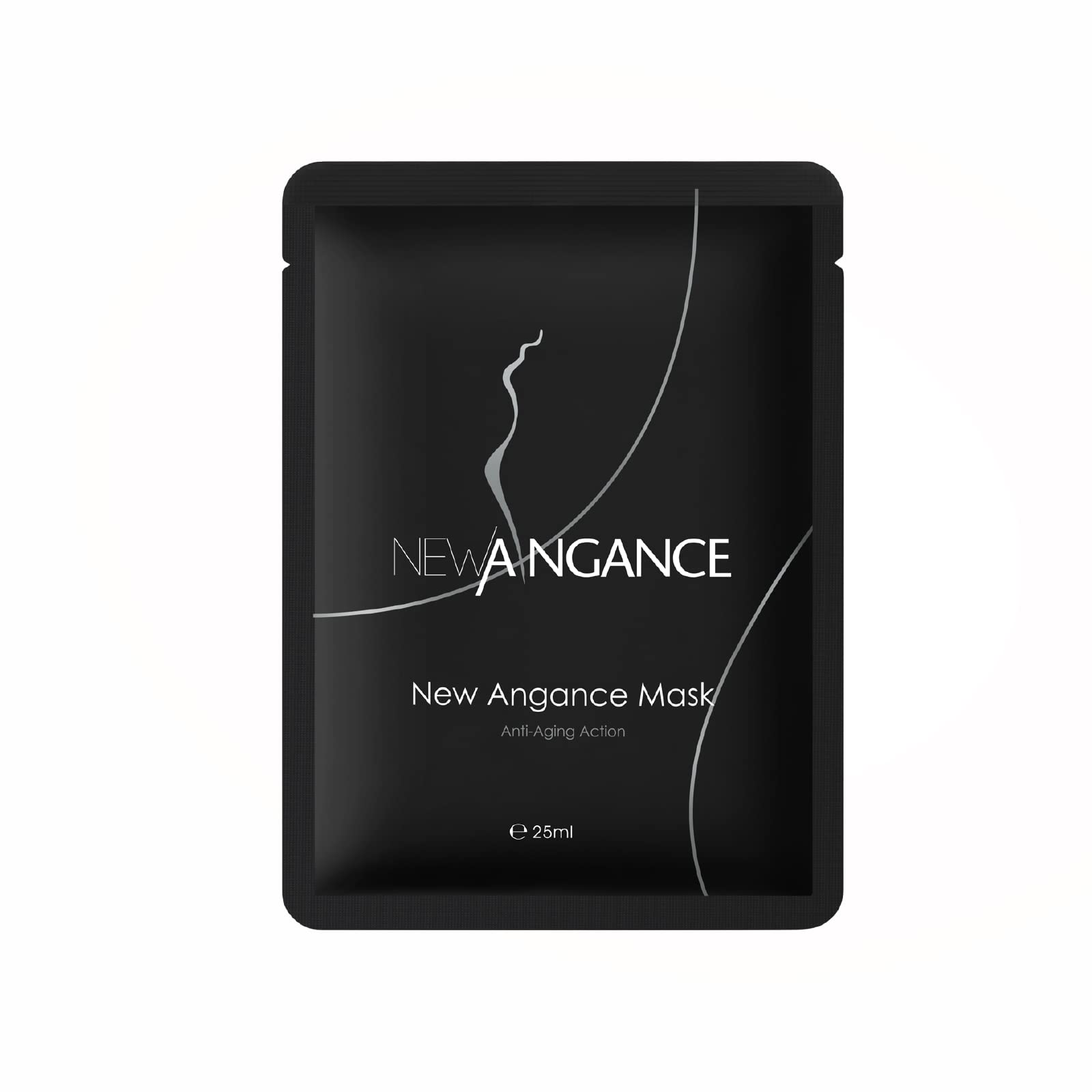 NEW ANGANCE mask essence texture close-up highlights rich hydration for the skin.