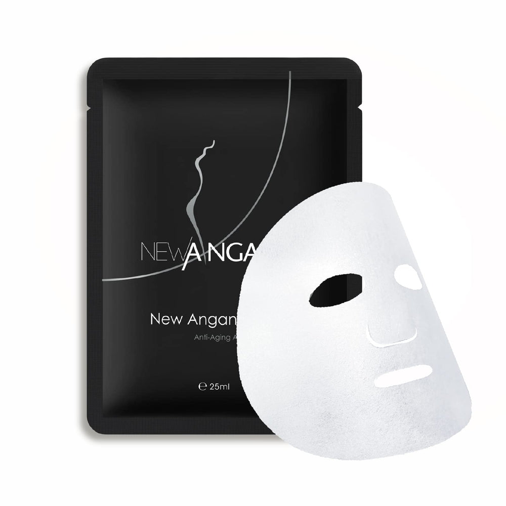 NEW ANGANCE mask hexapeptide close-up emphasizes anti-wrinkle support and smoother-looking skin.