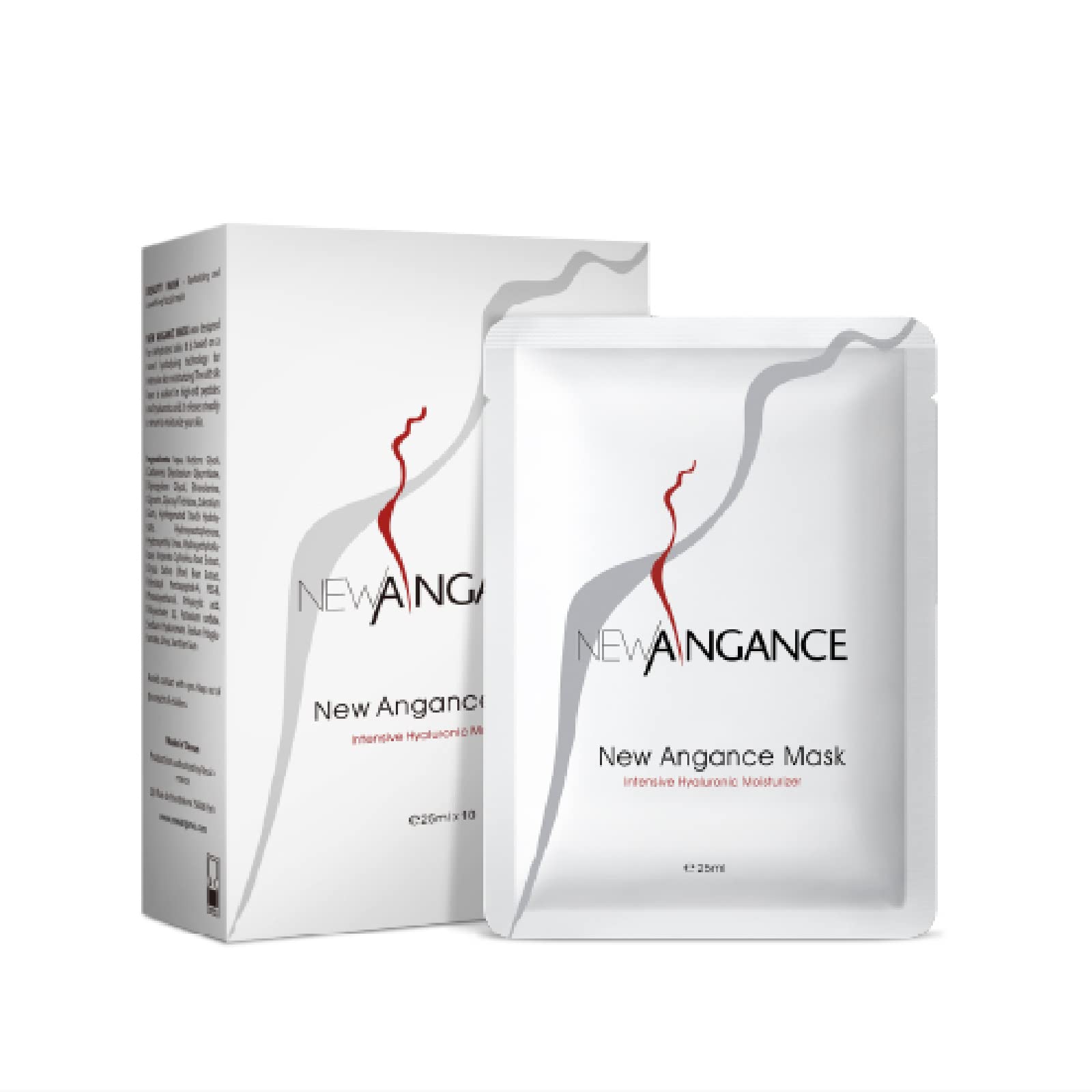 NEW ANGANCE Mask small-molecule hyaluronic acid close-up for deep hydration