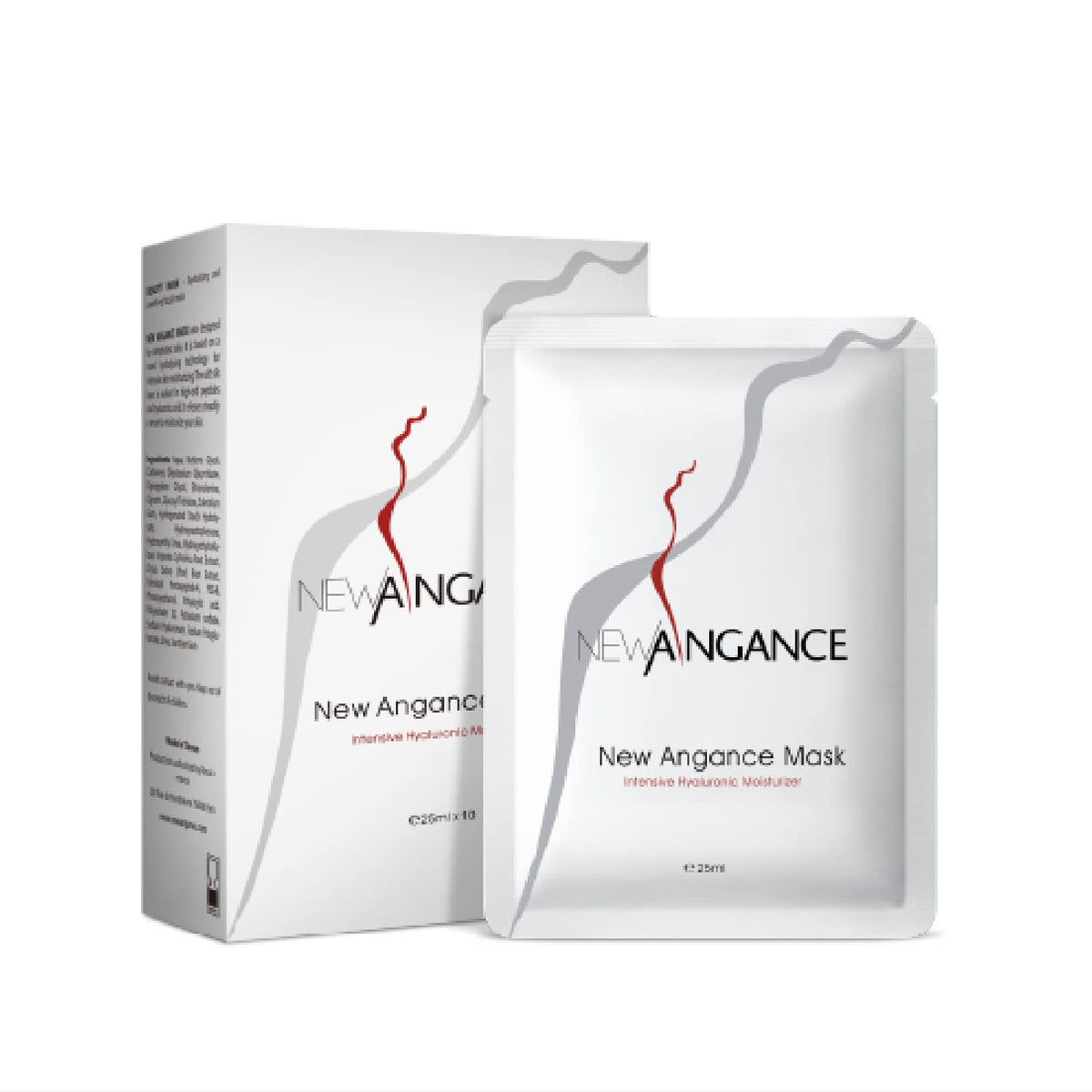 NEW ANGANCE Mask small-molecule hyaluronic acid close-up for deep hydration