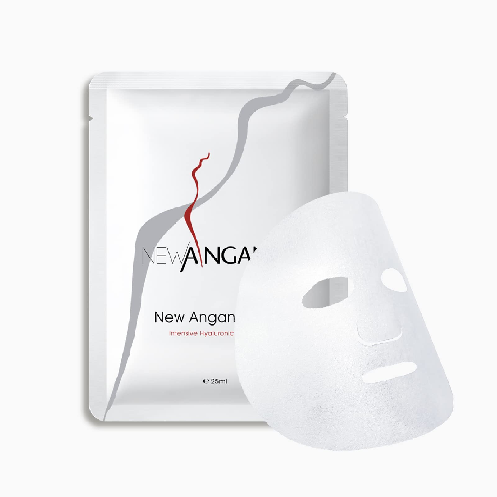NEW ANGANCE Mask sheet-on-face close-up demonstrates comfortable fit