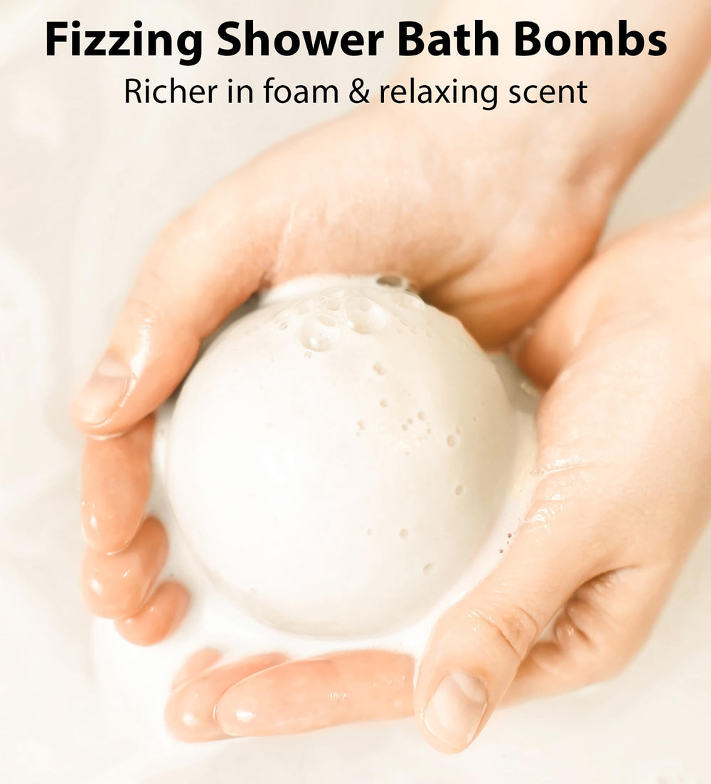 New Miuz bath bomb in tub setup conveys luxury spa routine at home.