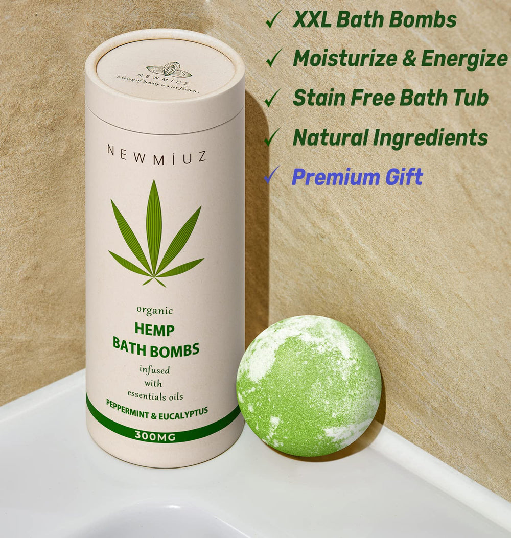 New Miuz handmade natural bath bombs set for indulgent spa moments.