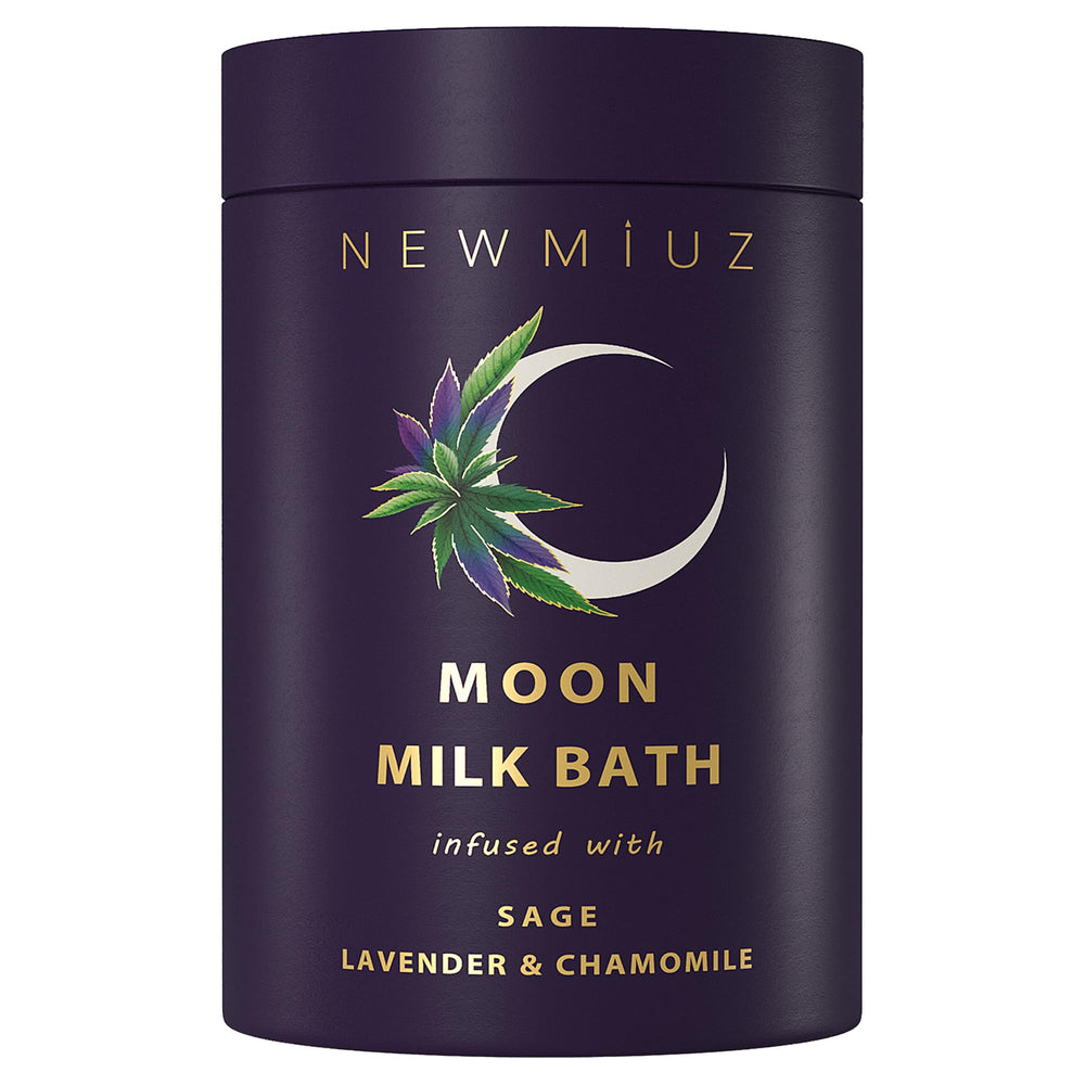 New Miuz milky bath water closeup emphasizes skin hydration.