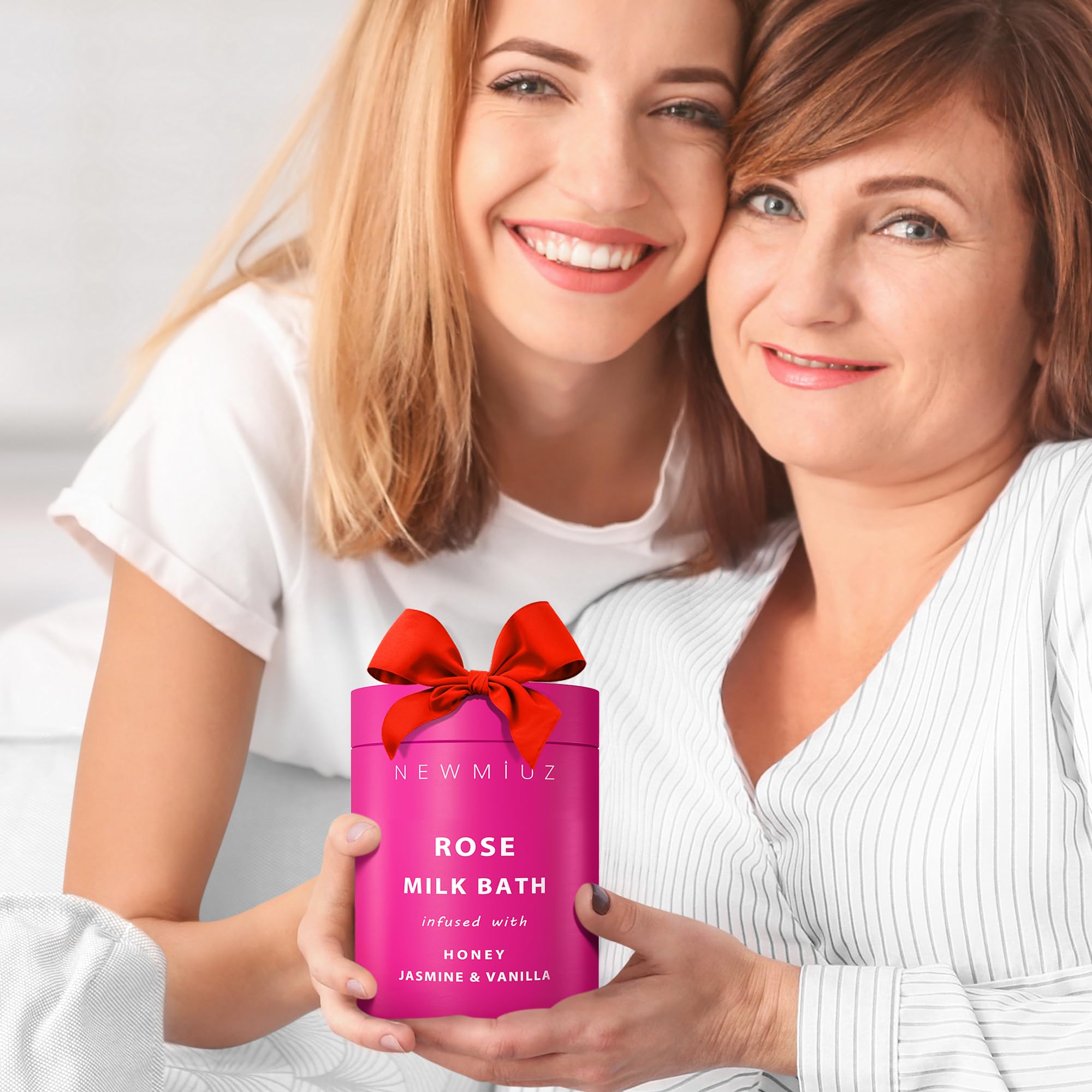 New Miuz sensitive-skin friendly formula with bubbles for gentle cleansing.