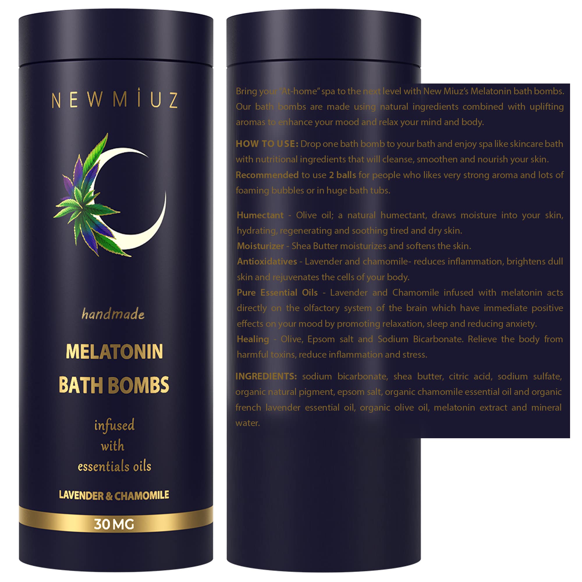 New Miuz Sleep Well bath bombs enhance night ritual with calming scents.