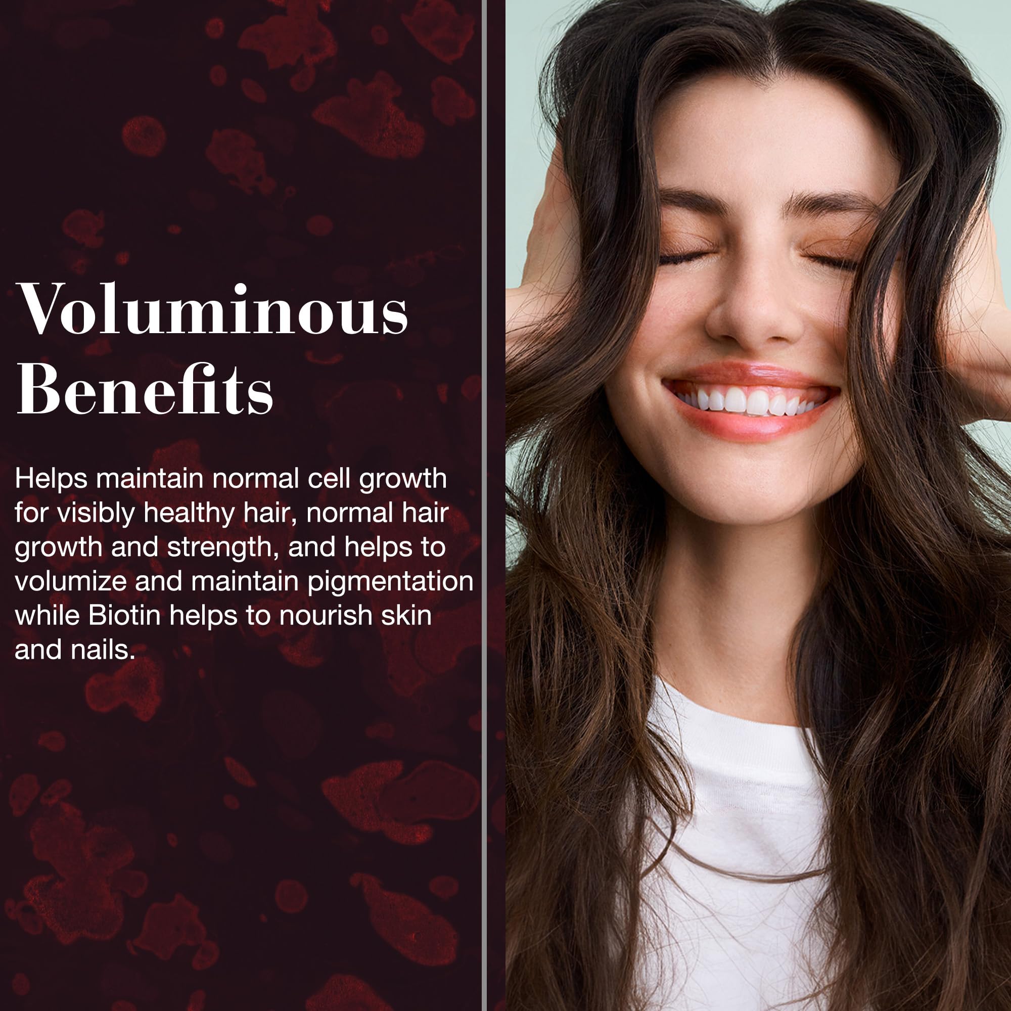 New Nordic Hair Volume Tablets herbal extracts such as horsetail and zinc