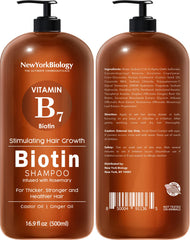 New York Biology Biotin Conditioner bottle emphasizes moisture and fuller-looking hair.