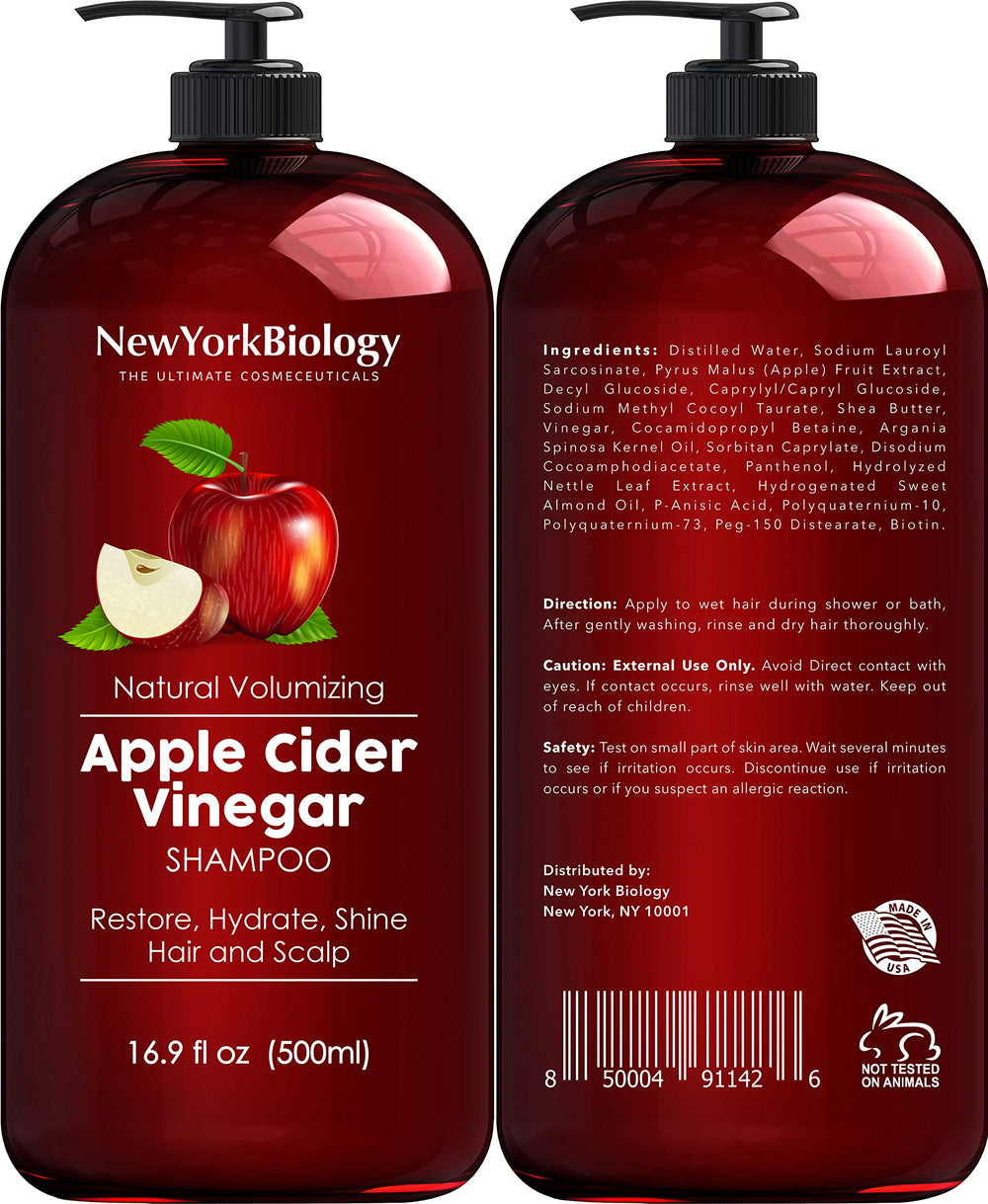 New York Biology Coconut Avocado Oil Conditioner bottle hydration and shine for dry hair
