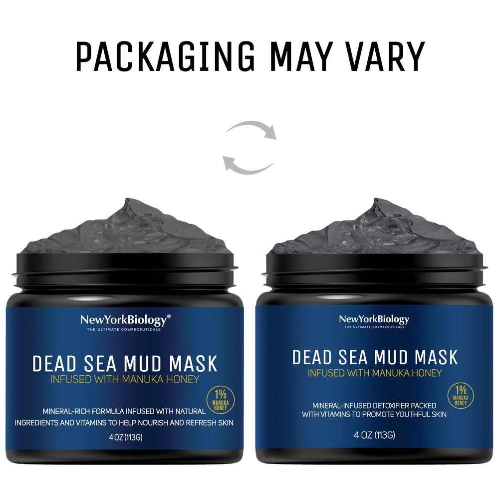 New York Biology Dead Sea mineral mud emphasizes minerals for gentle exfoliation and healthier glow