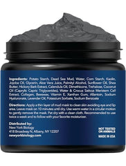 New York Biology Dead Sea Mud Mask application on the face for spa-like care