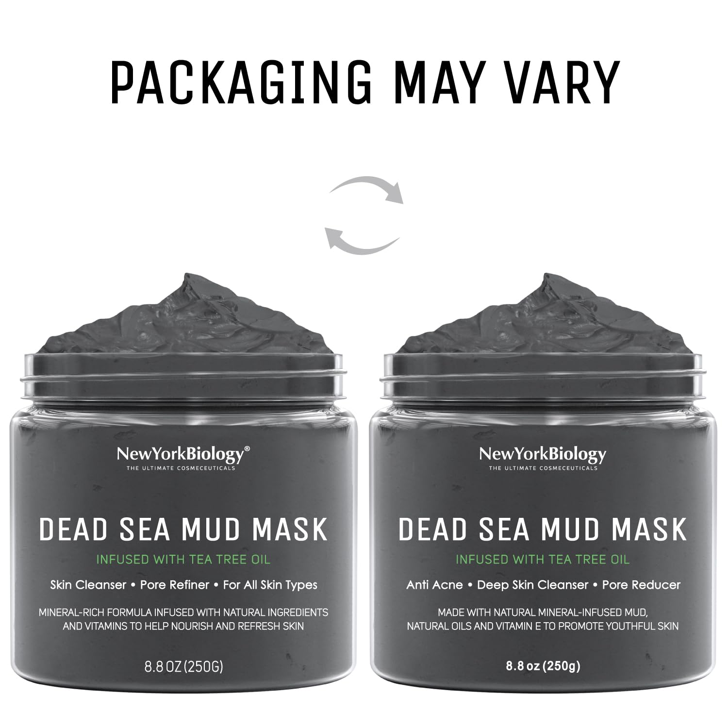 New York Biology Dead Sea Mud Mask pore refinement—oil absorption and shine reduction.