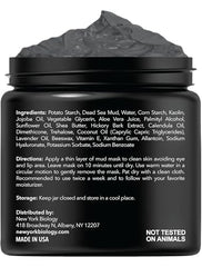 New York Biology Dead Sea Mud Mask spa jar on vanity highlights mineral mud texture.