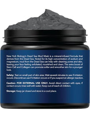 New York Biology Dead Sea Mud Mask texture closeup highlighting creamy mud for cleansing