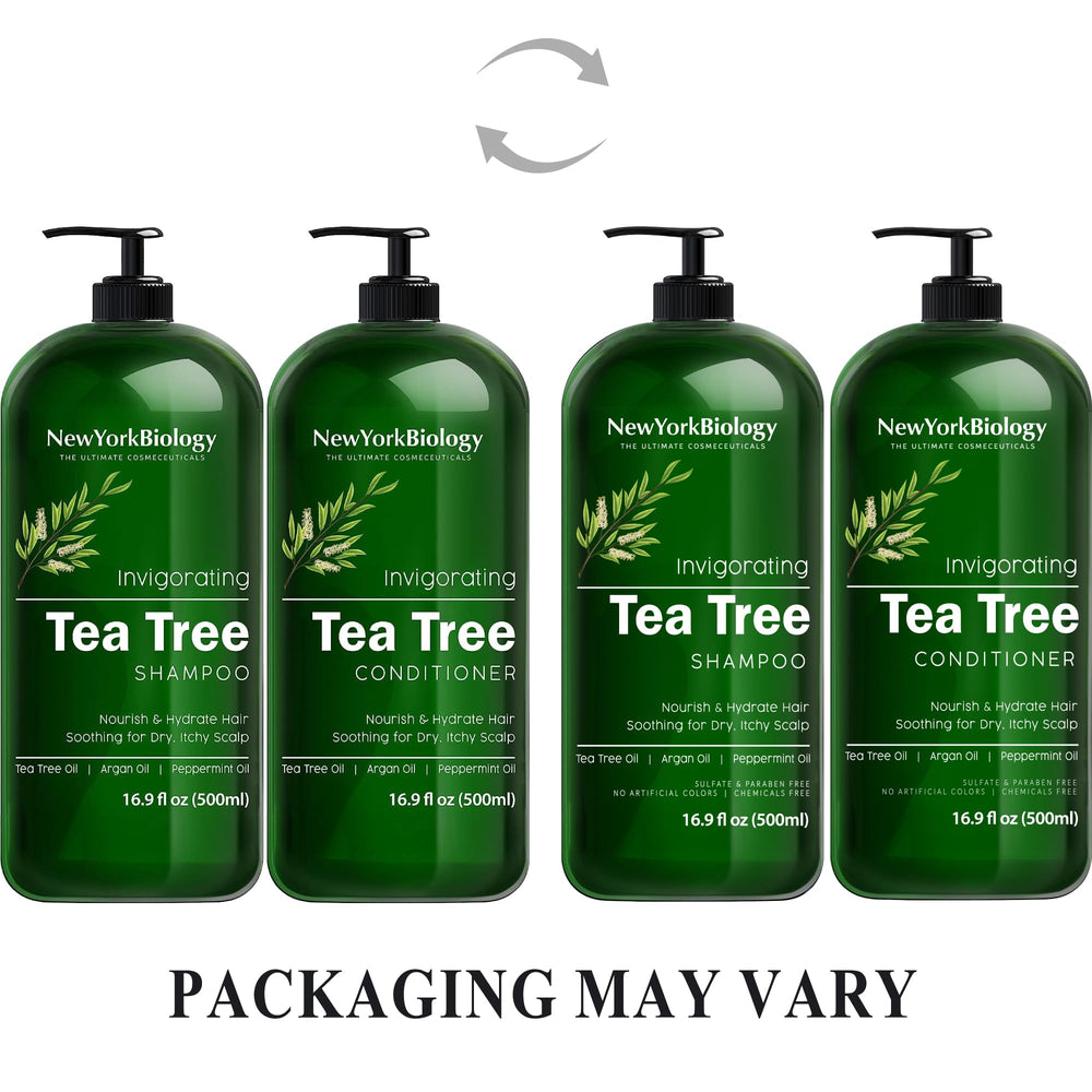 New York Biology Tea Tree Conditioner texture provides gentle moisture for color-treated hair.