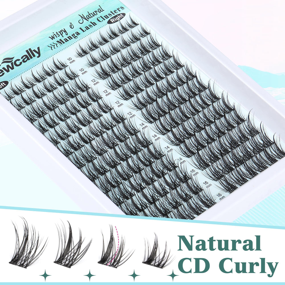 Newcally cd-curly lashes provide dimensional lift with natural curl