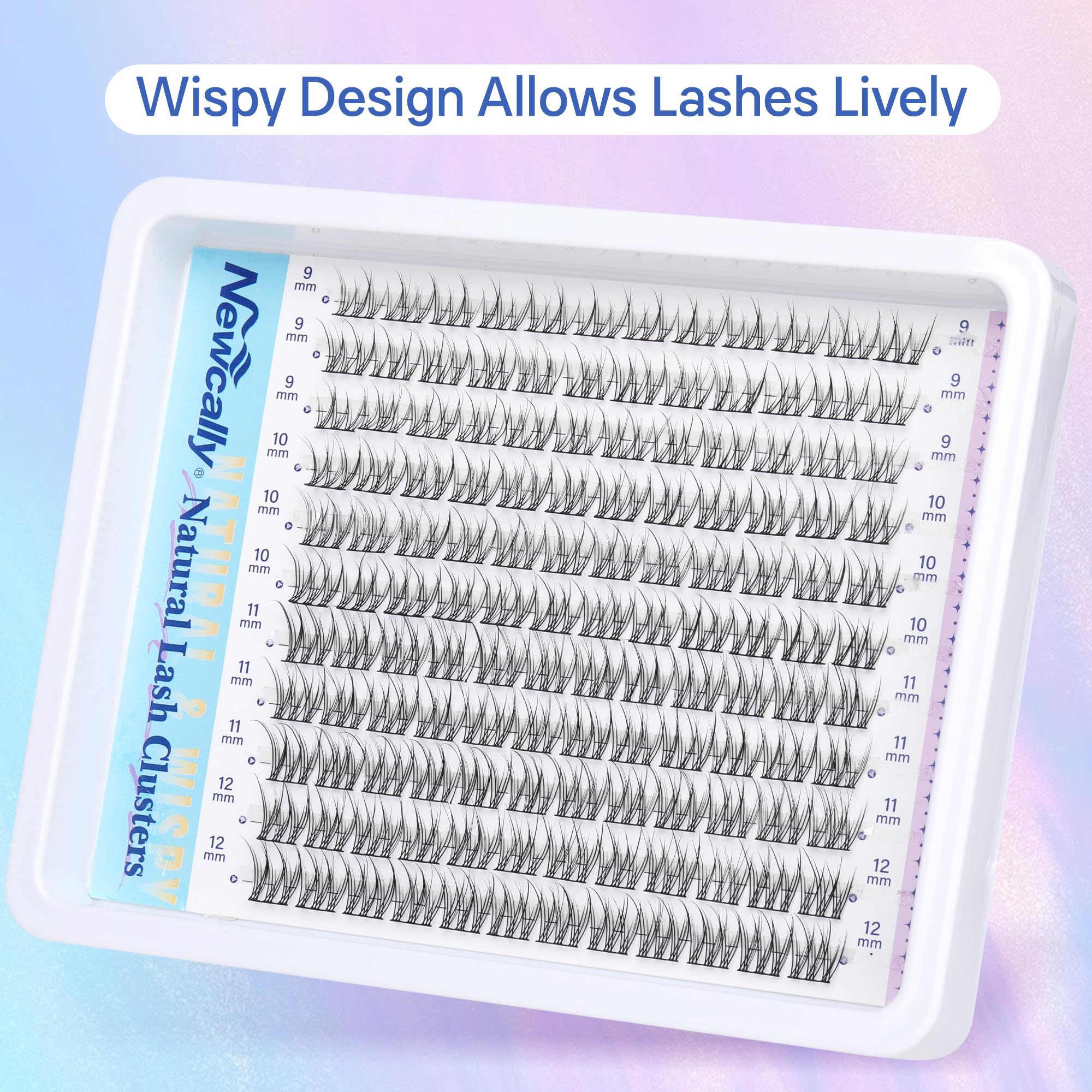 Newcally lash bond and seal bottle shows long-lasting hold