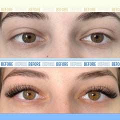 Newcally lash clusters kit d-curly design adds lively curl.