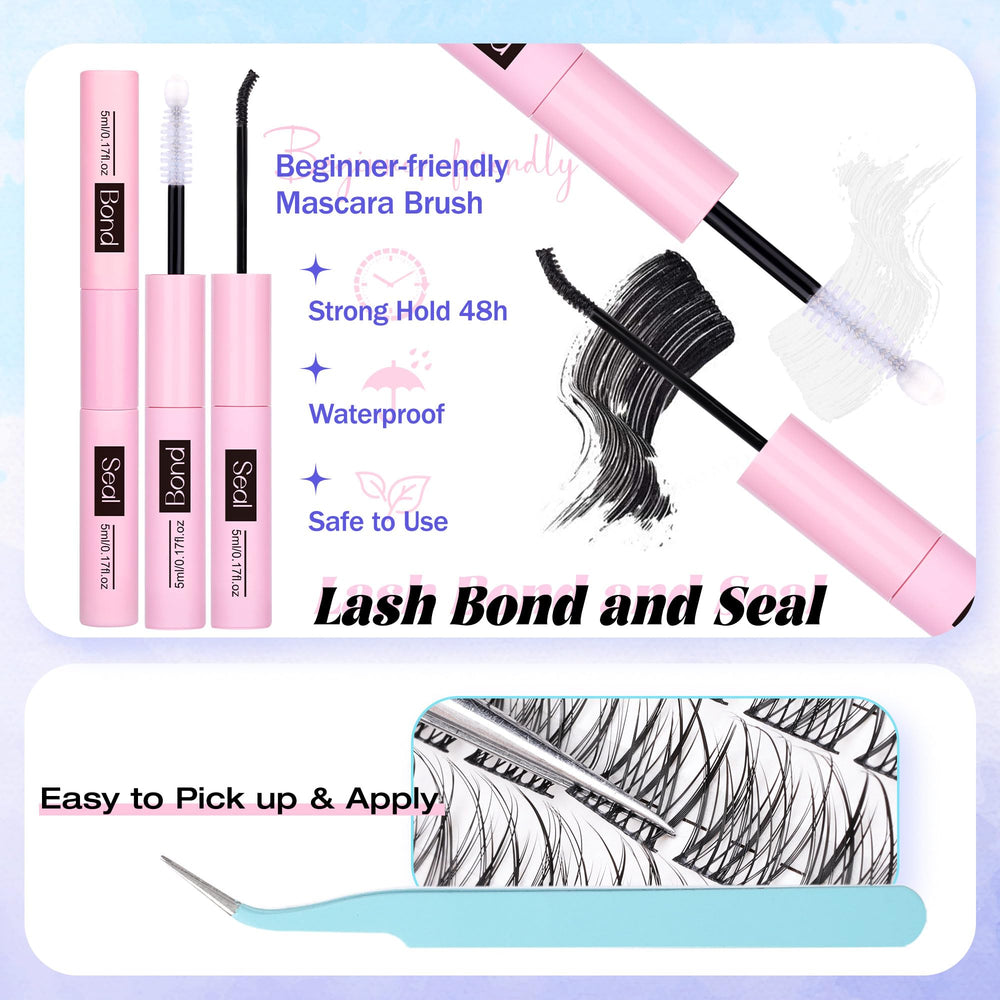 Newcally natural C-curly lashes look lively from every angle