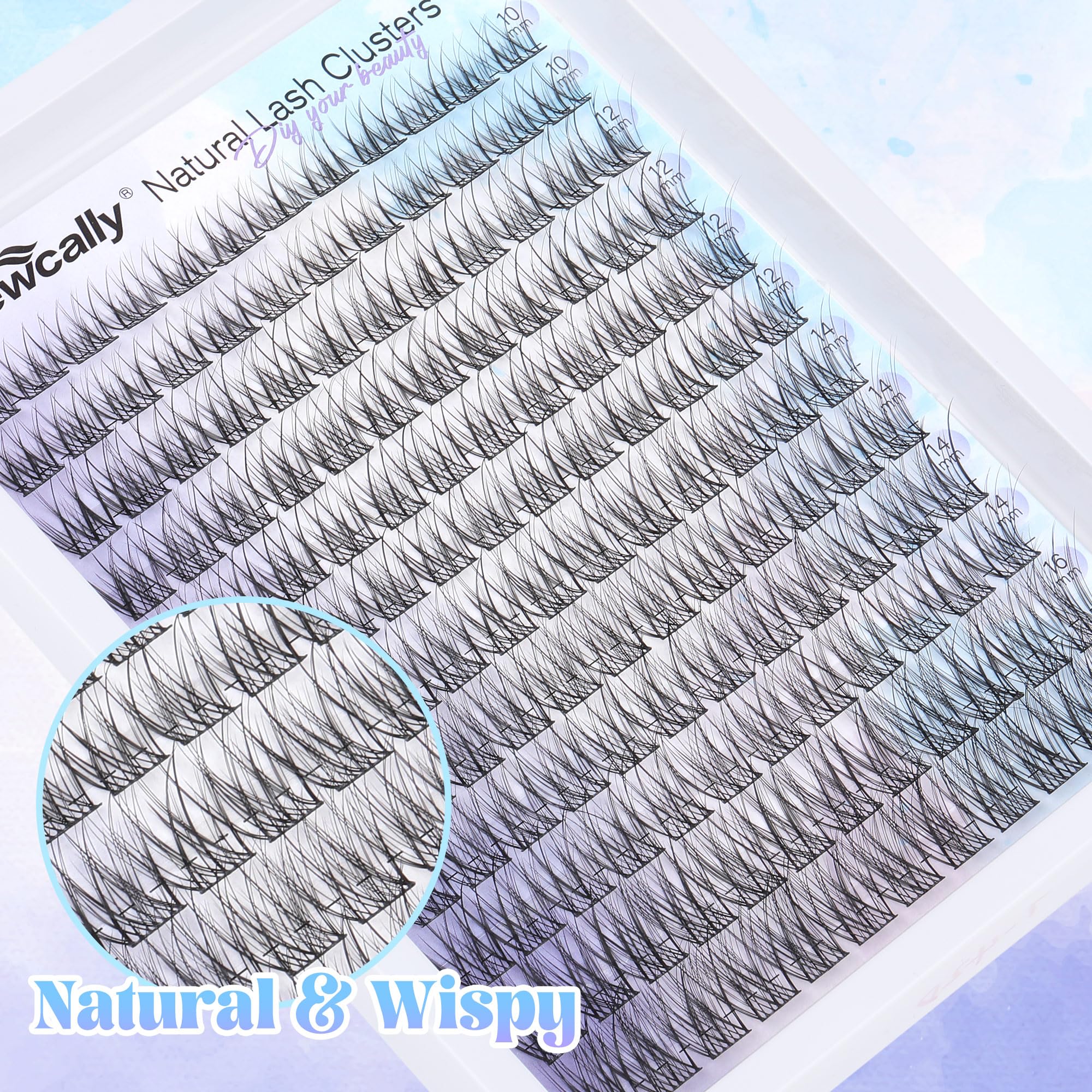 Newcally precision tweezers help you place individual lashes accurately