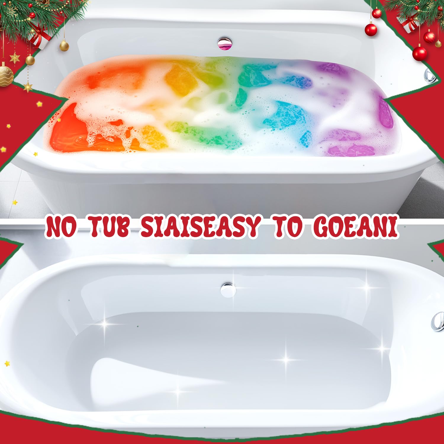 NEWFEIFAN bath bombs burst into bright colors for sensory play during bath time