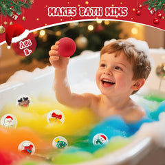 NEWFEIFAN bath bombs are easy to rinse with no sticky residue after play