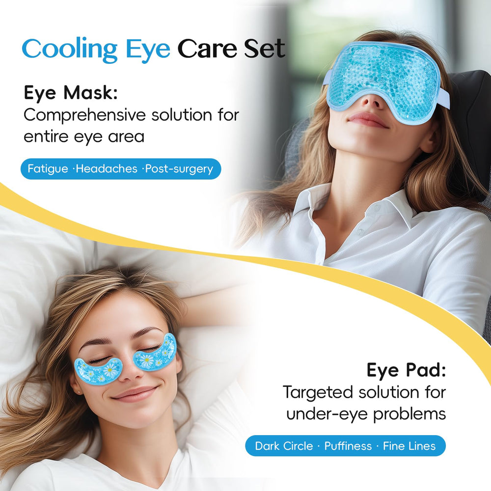 NEWGO cooling eye mask adjustable strap for secure, comfortable fit during use.