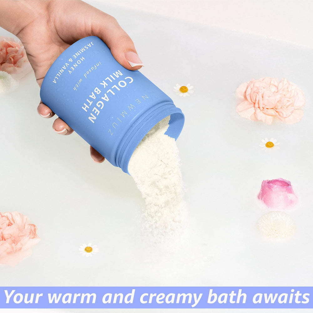New Miuz jasmine vanilla aromatherapy notes in bath water