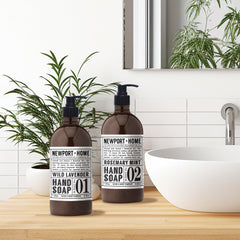 Newport Hand Soap California design reflects quality crafting in every bottle.
