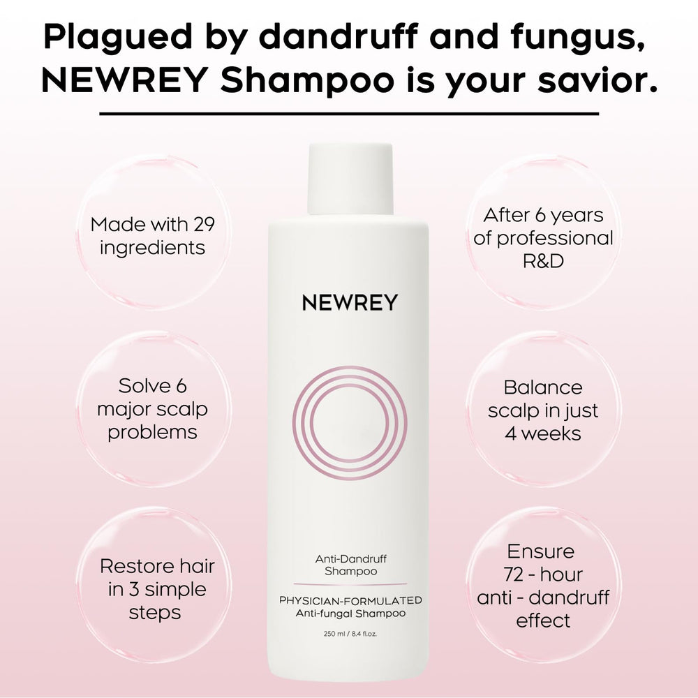 NEWREY daily-use antifungal shampoo suitable for sensitive scalps