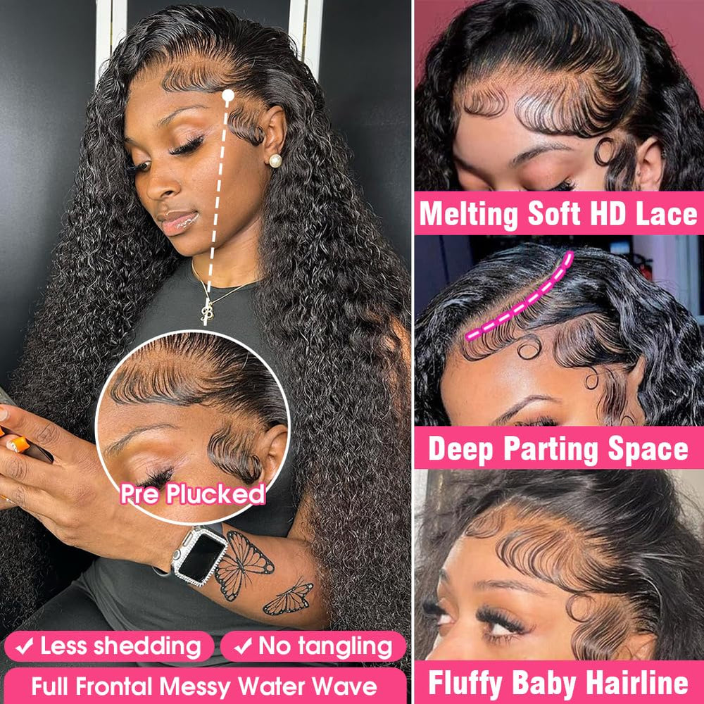 Newshion hd-transparent-lace wig offers breathable, invisible cap for seamless blend.
