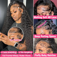 Newshion hd-transparent-lace wig offers breathable, invisible cap for seamless blend.